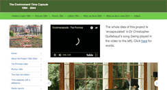 Desktop Screenshot of ecotimecapsule.com